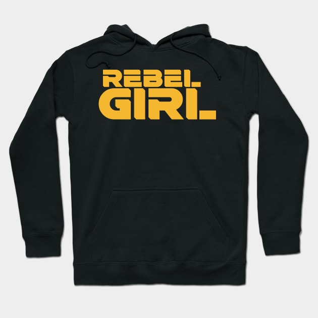 Rebel girl Hoodie by Print&fun